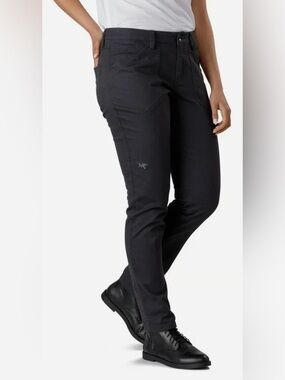 NWOT Arcteryx Murrin Black Gray Hiking Cotton Canvas Outdoor Durable Pants